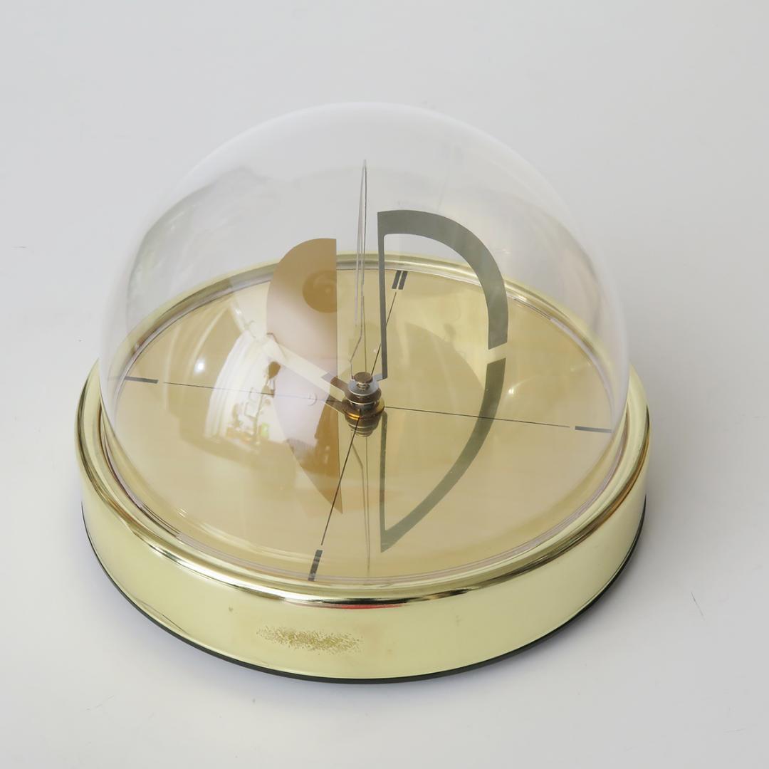 希少 日本製 CUPSULE CLOCK ポストモダン置時計 キネティックアート