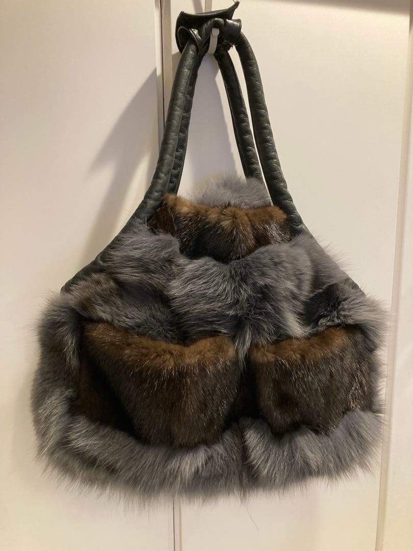 リアルファー マシュマロ バッグ