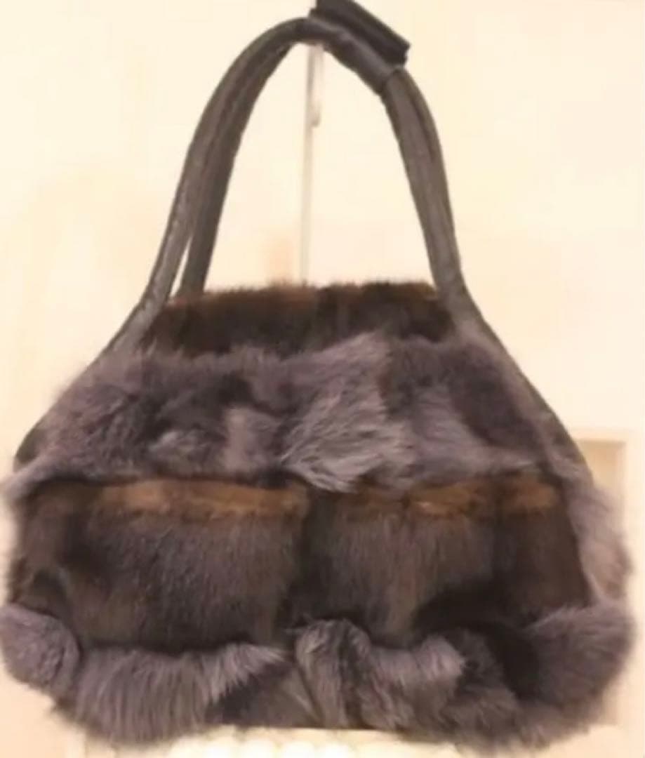 リアルファー マシュマロ バッグ