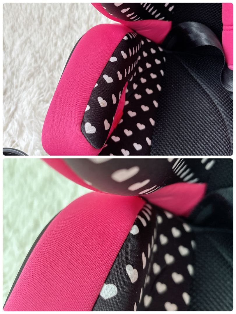 極美品✨【廃盤】HG ミニーマウス チャイルドシート 限定モデル 西松屋　ピンク