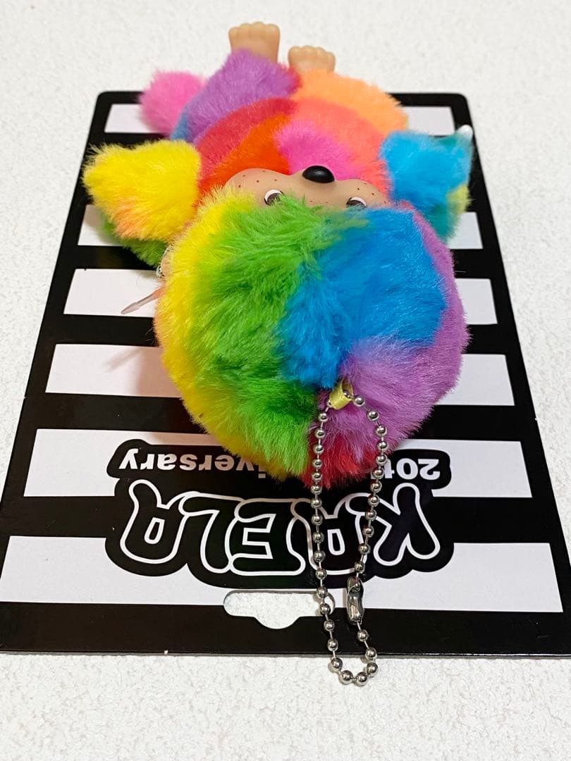 【配色 良】モンチッチ カエチッチ カラフルレインボーキーチェーン 木村カエラ