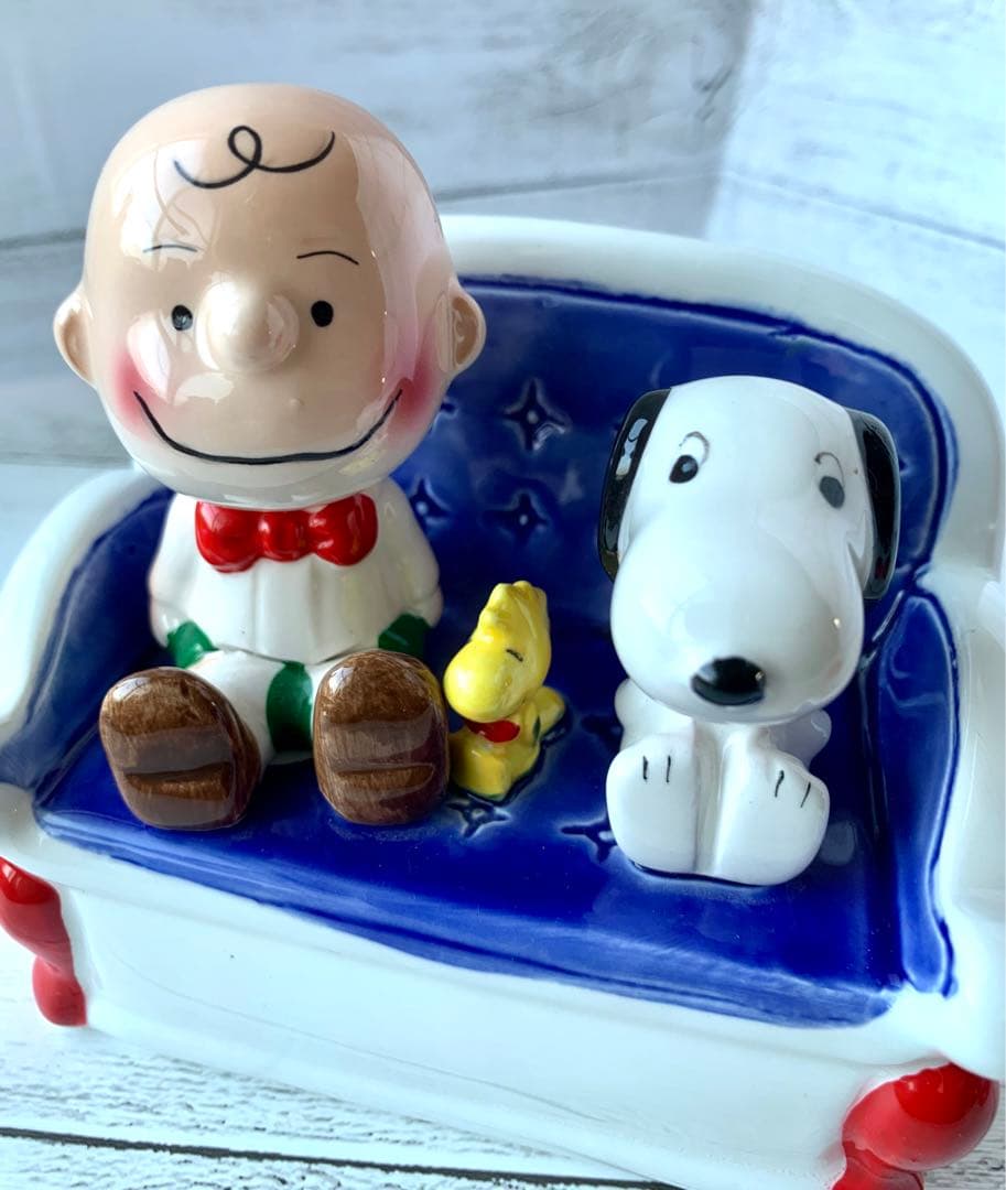 レア　美品　willitts スヌーピー 40周年 陶器 オルゴール