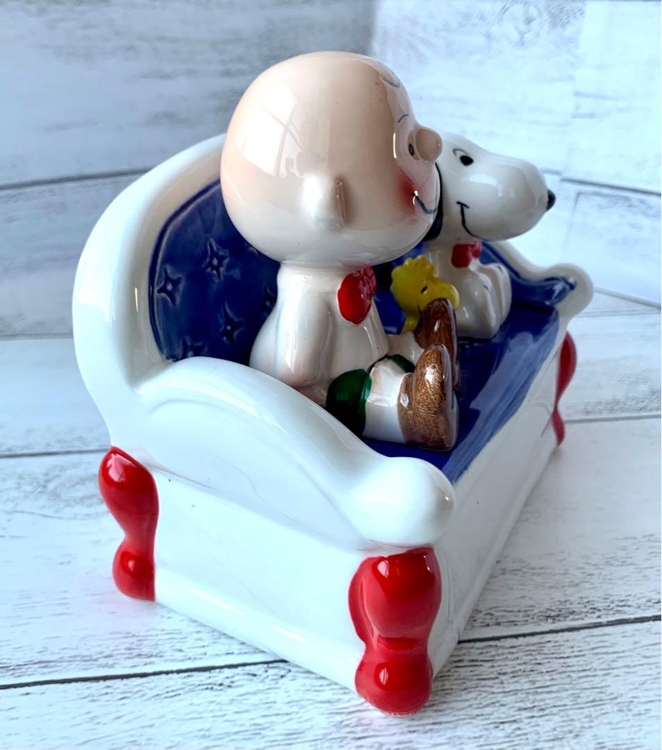 レア　美品　willitts スヌーピー 40周年 陶器 オルゴール