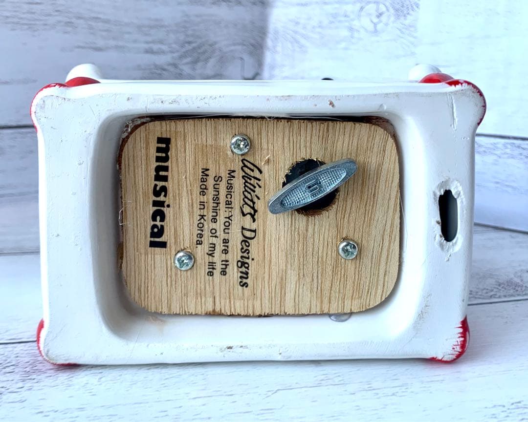 レア　美品　willitts スヌーピー 40周年 陶器 オルゴール