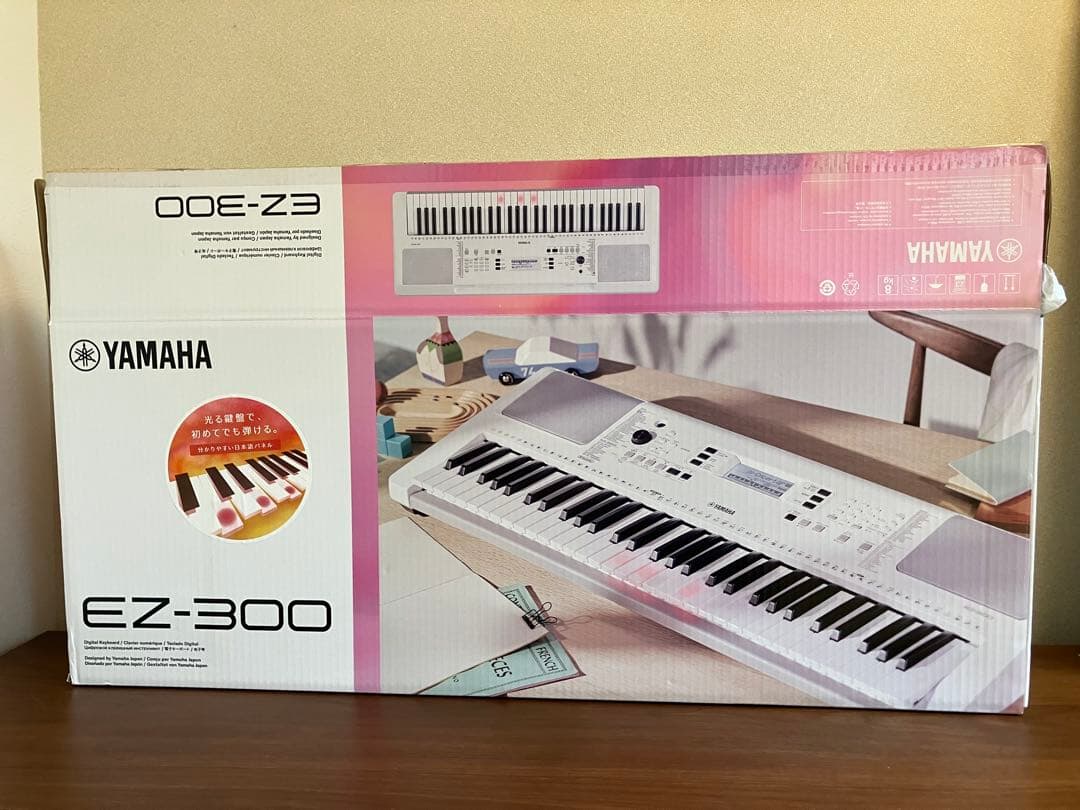 【ヤマハ】キーボード　EZ-300 ※専用箱にて発送！