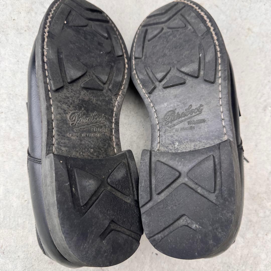 PARABOOT パラブーツUチップ 外羽根 黒 フランス製　ドレスシューズ　黒