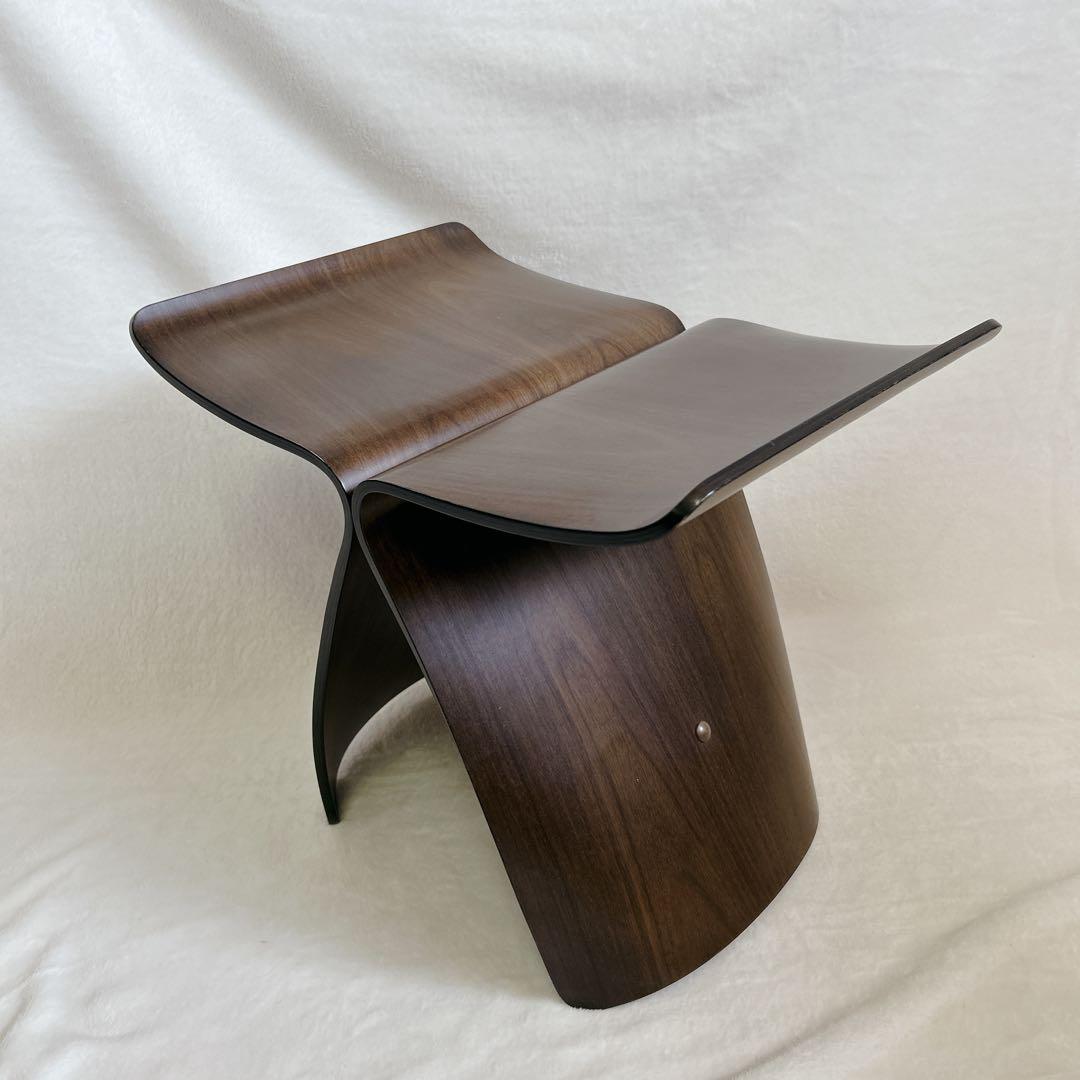 天童木工　バタフライスツール ローズウッド板目(ST色) 柳宗理