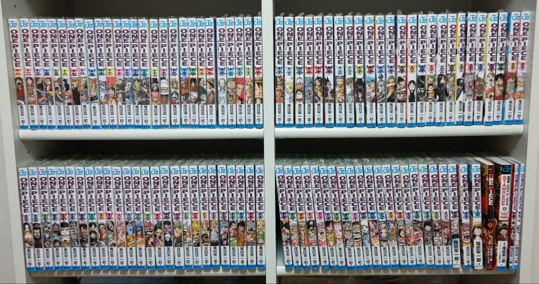 ワンピース 100巻 セット 8割新品シュリンク付き
