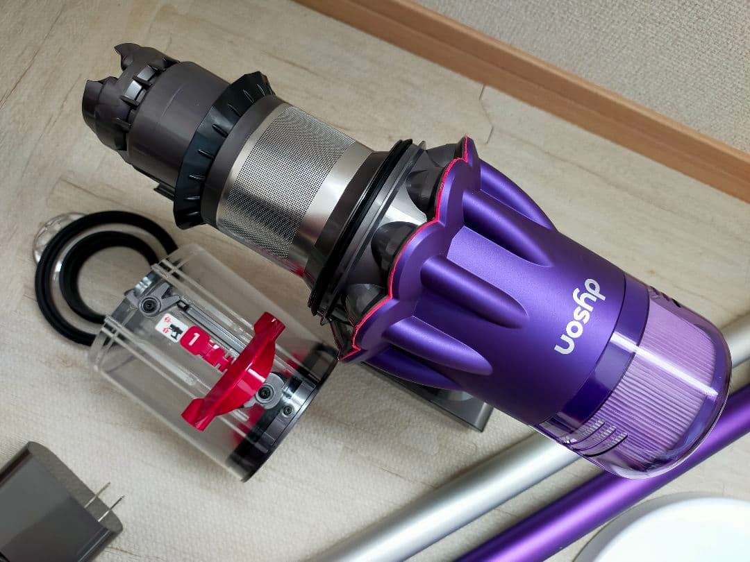 ダイソン Digital slim SV18 【分解・洗浄】毛絡み防止、スタンド