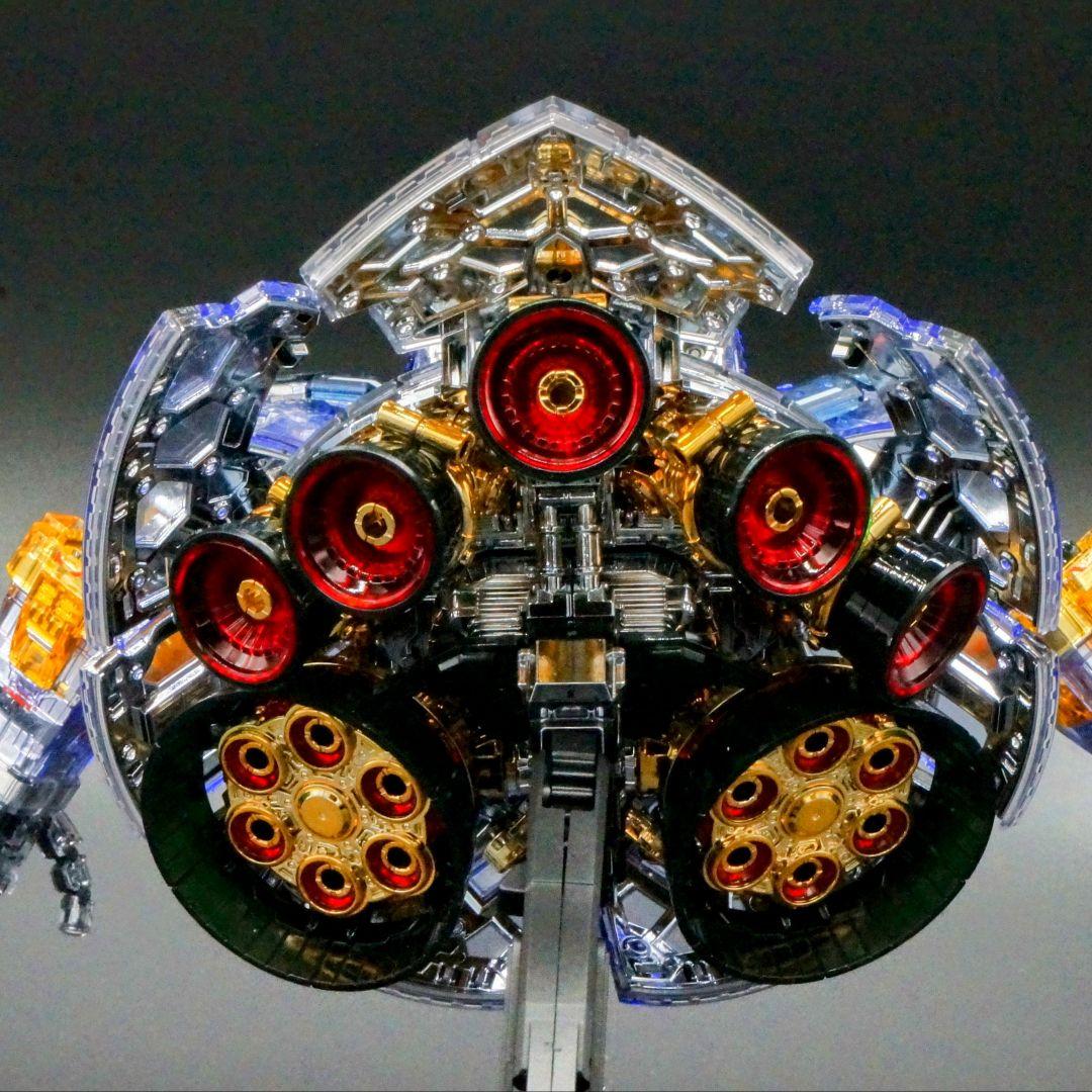 完成品【メッキ仕様】RG ジオング メカニカルクリア 限定 ガンダム 全塗装