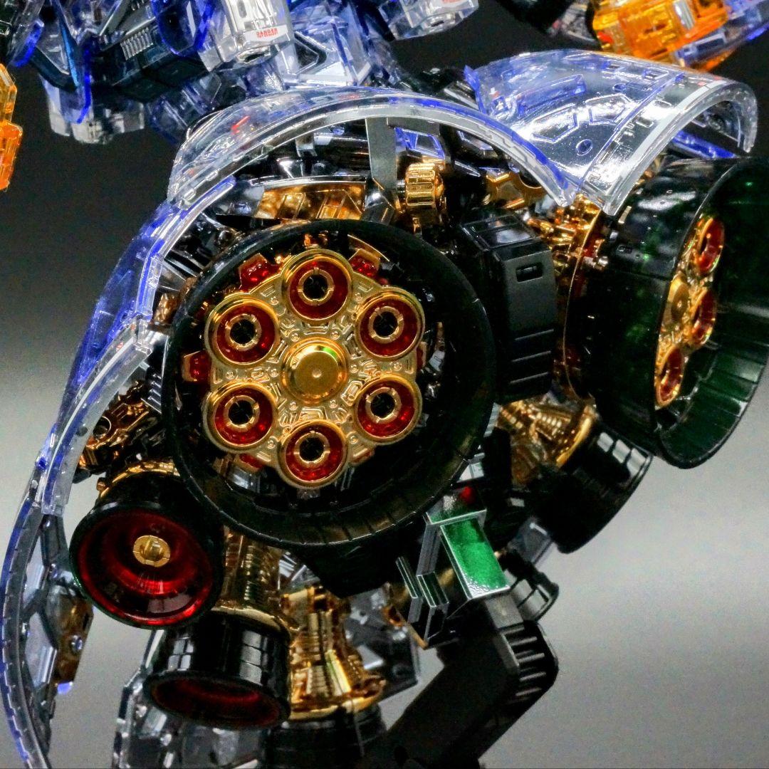 完成品【メッキ仕様】RG ジオング メカニカルクリア 限定 ガンダム 全塗装