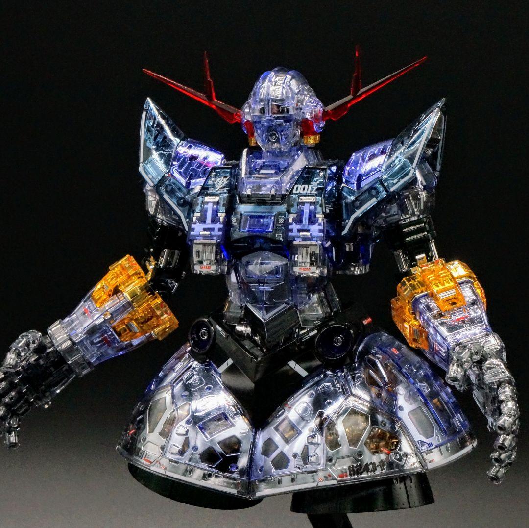 完成品【メッキ仕様】RG ジオング メカニカルクリア 限定 ガンダム 全塗装