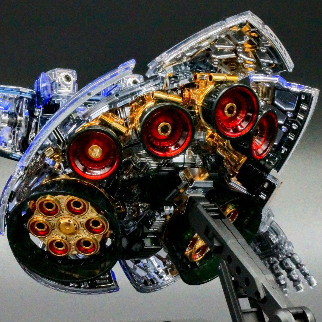 完成品【メッキ仕様】RG ジオング メカニカルクリア 限定 ガンダム 全塗装