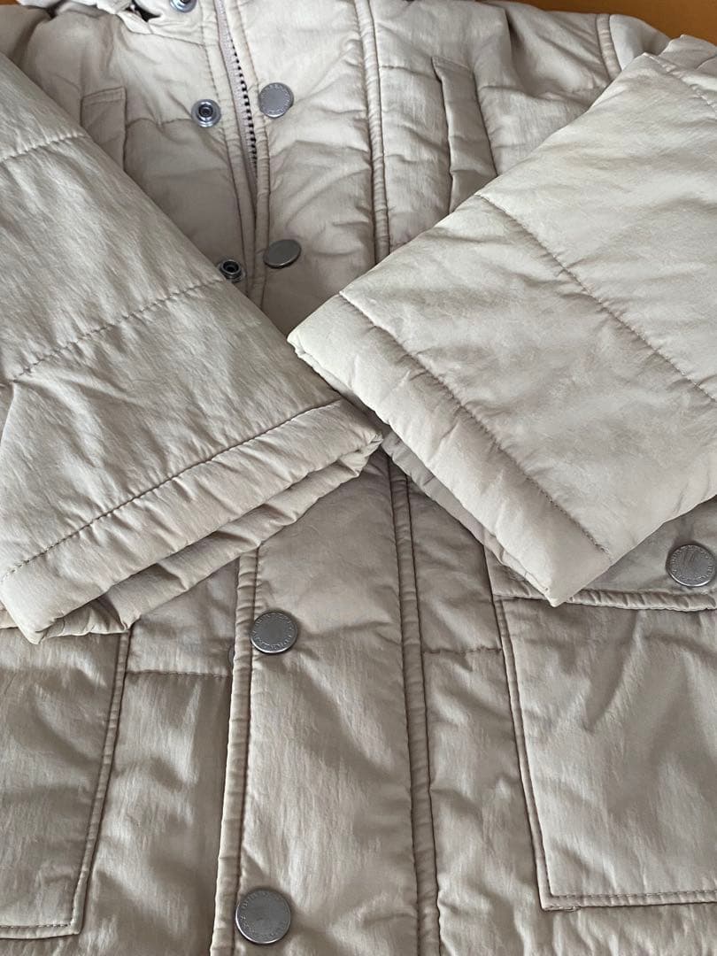 日本製BURBERRY フード付アウター 90cm バーバリージャケット