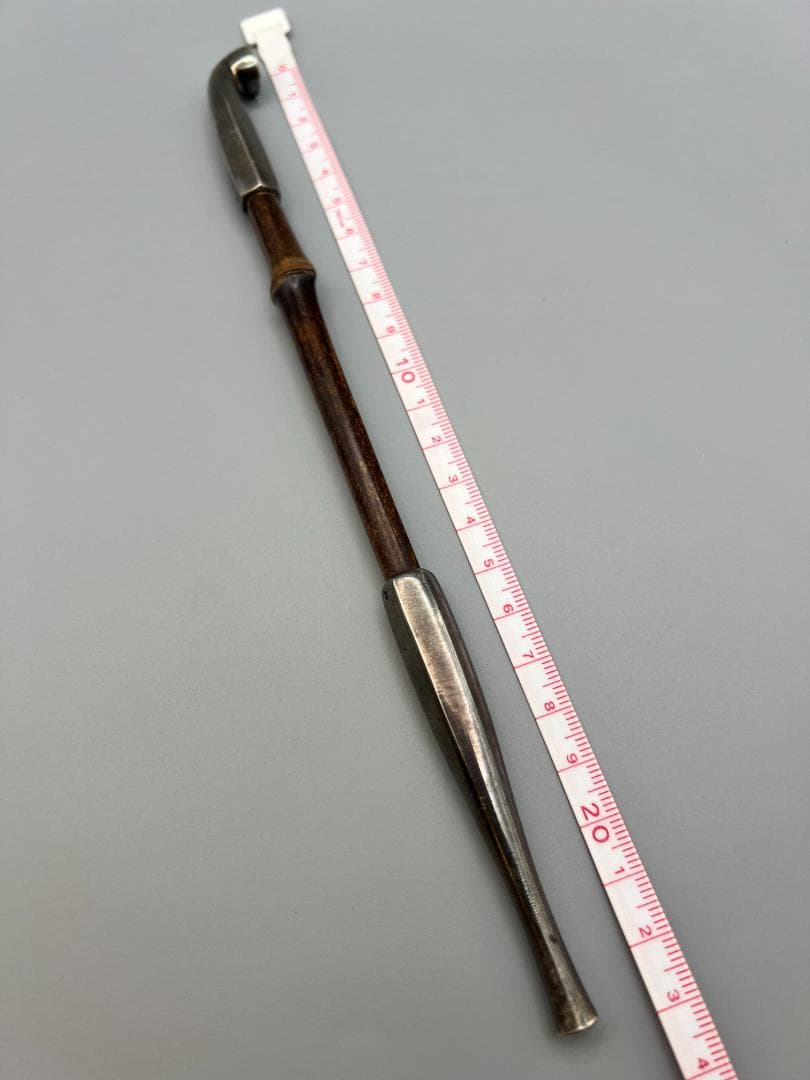 【海】純銀煙管　キセル　純刻印　銀細工　アンティーク　重量約44g