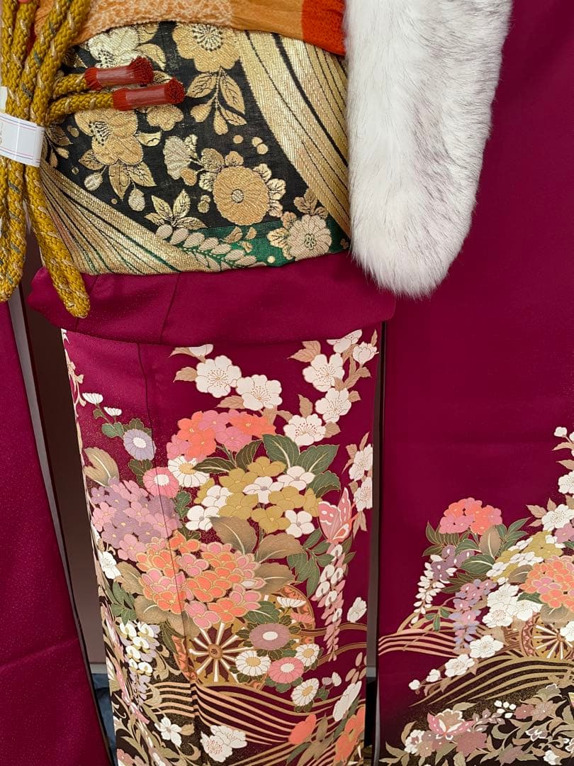 ②成人式　振袖　ふりそで　着物　振り袖フルセット可能