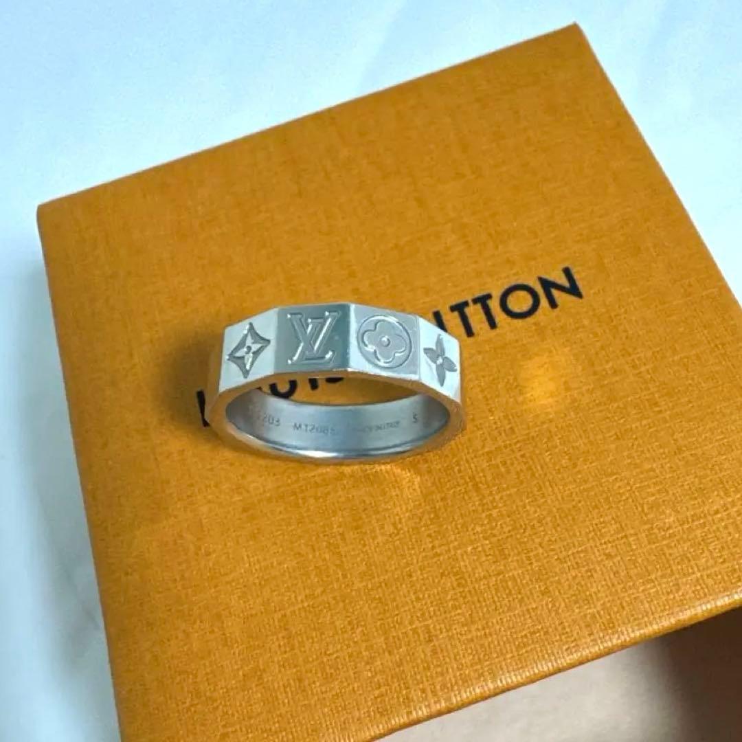 【本日限定価格】LOUIS VUITTON リング　モノグラム　指輪　シルバー