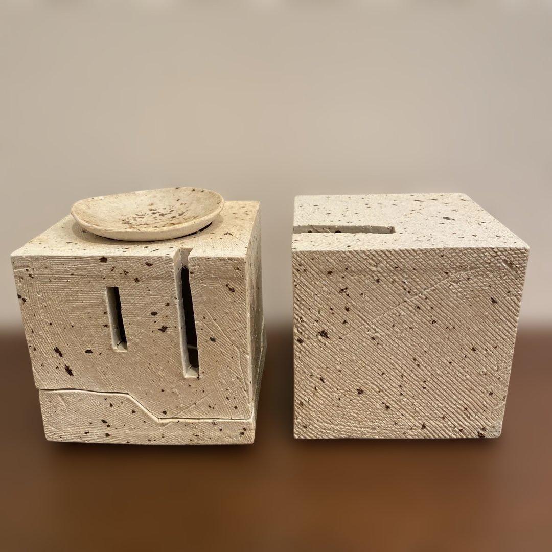 最終お値下げ！原康広　茶香炉　and 一輪挿し