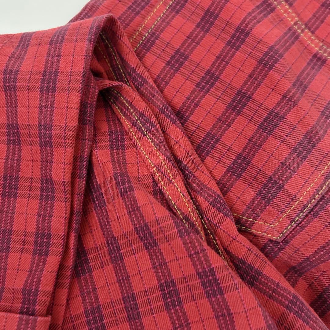 ヴィヴィアンウエストウッド　ビッグタックトラウザー　チェック　オーヴ　パンツ