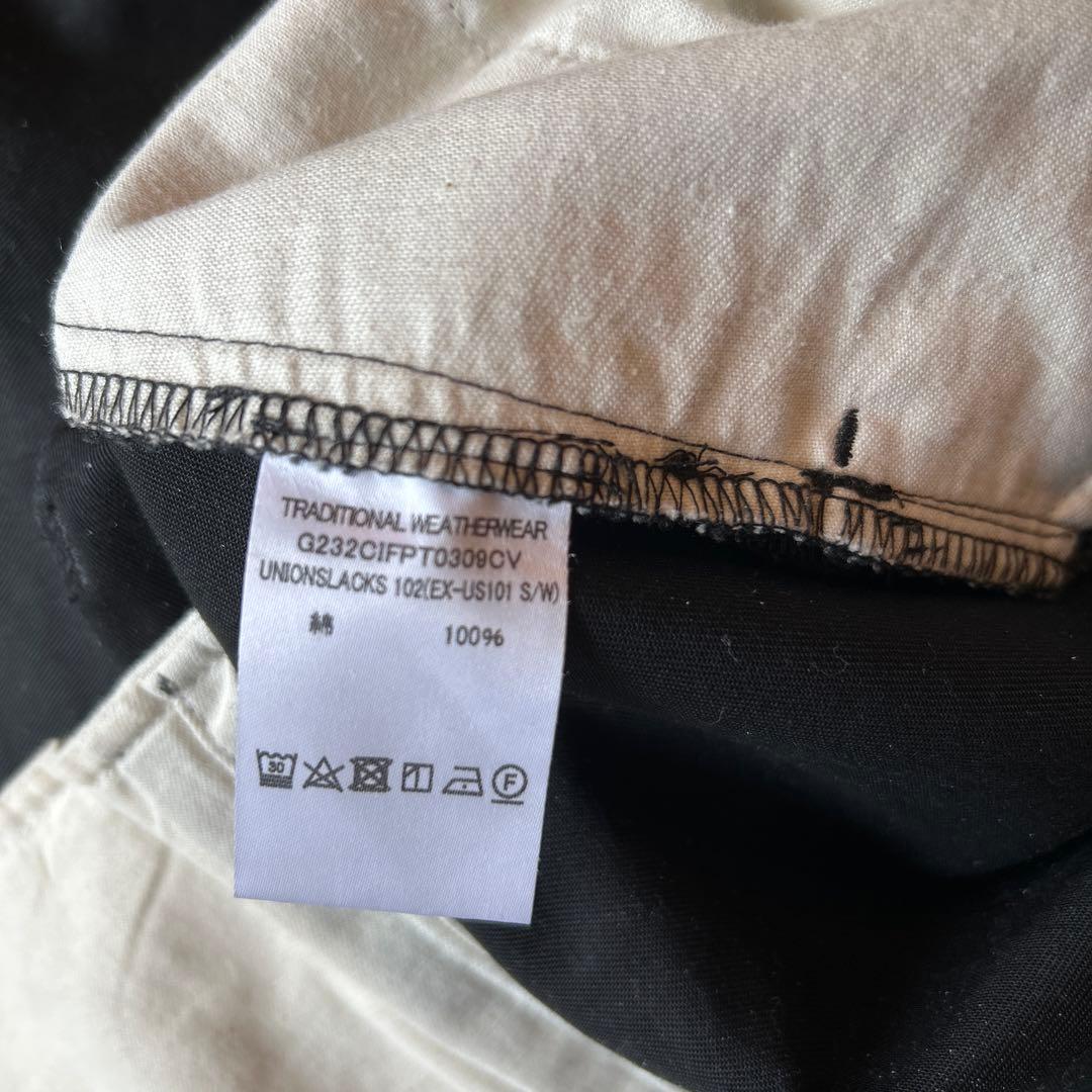 トラディッショナルウェザーウェア　ユニオンスラックス102