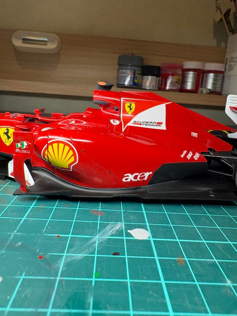1/20 フェラーリ 150°イタリア 日本GP アロンソ仕様　完成品　フジミ