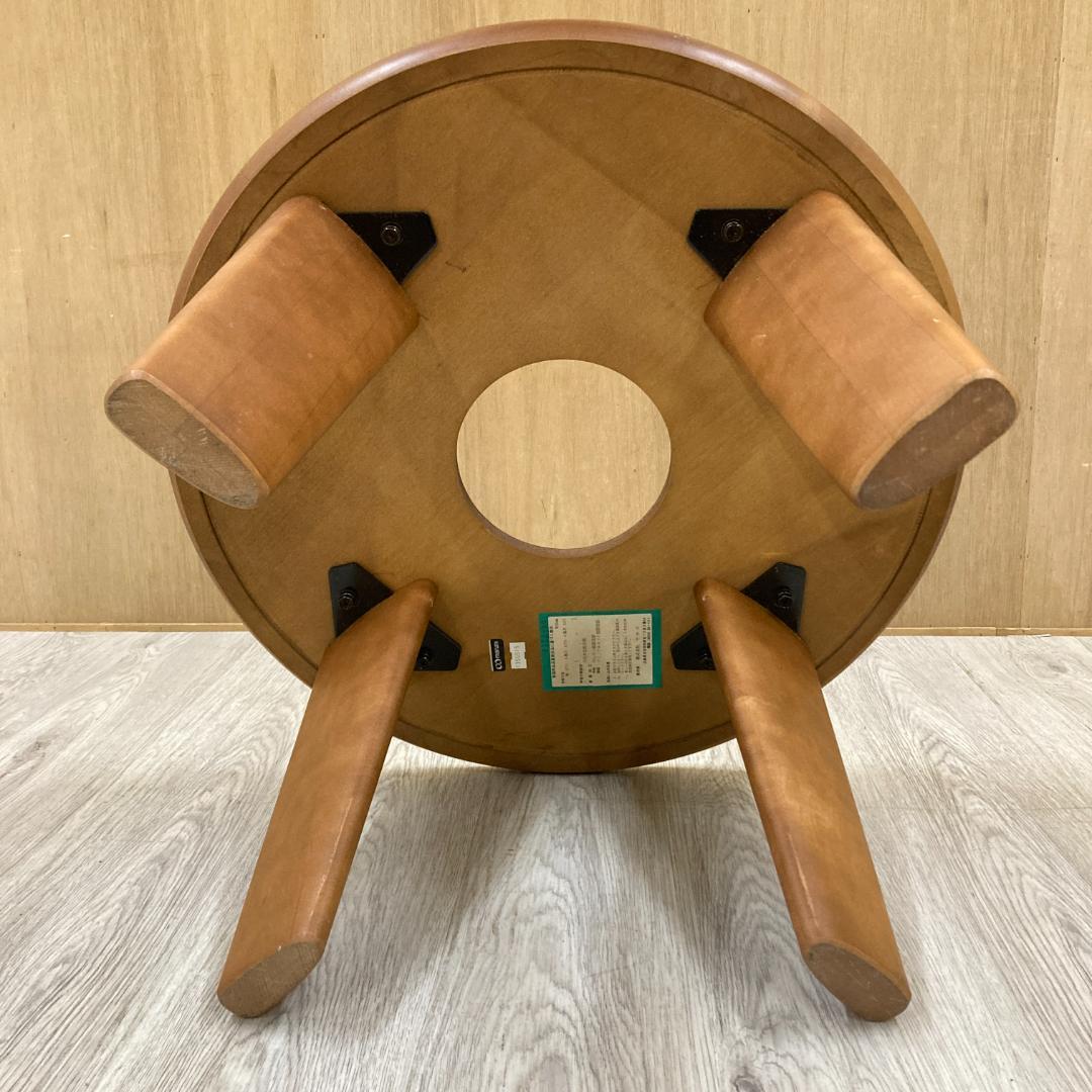 【マルニ】サイドテーブル　センターテーブル　リビングテーブル　円形