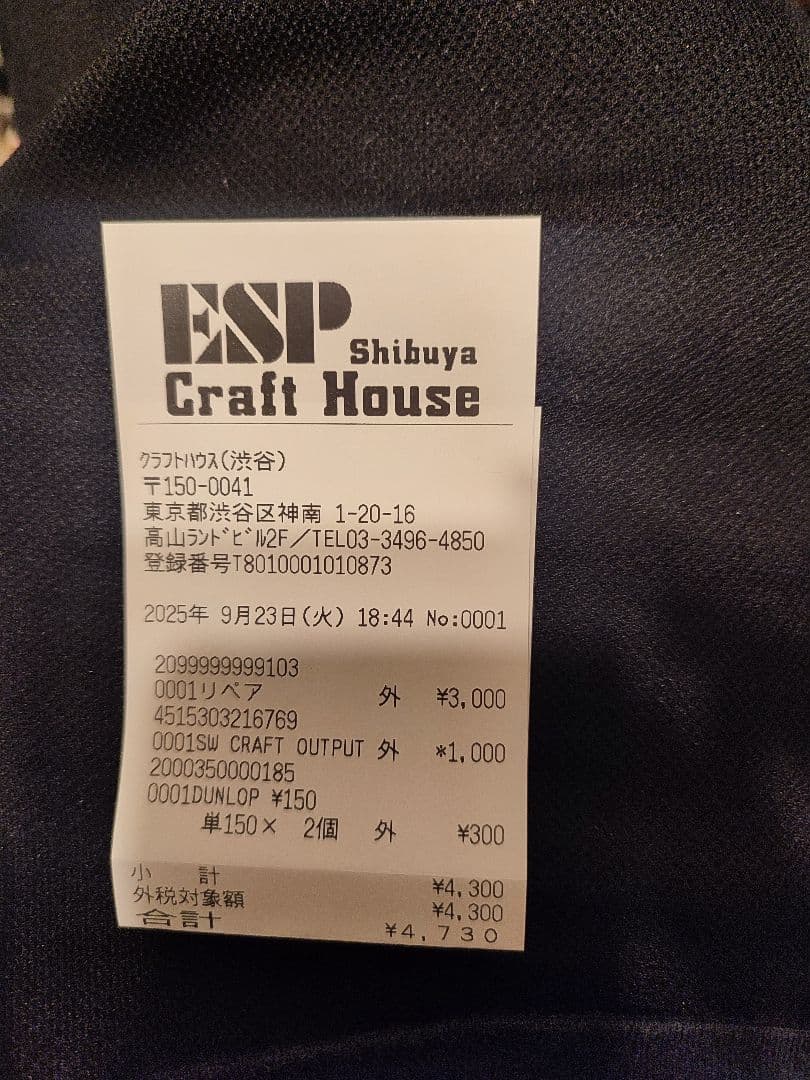 d*7様 ESP×BanG Dream!バンドリ！M-ll Sayo氷川紗夜 ギ