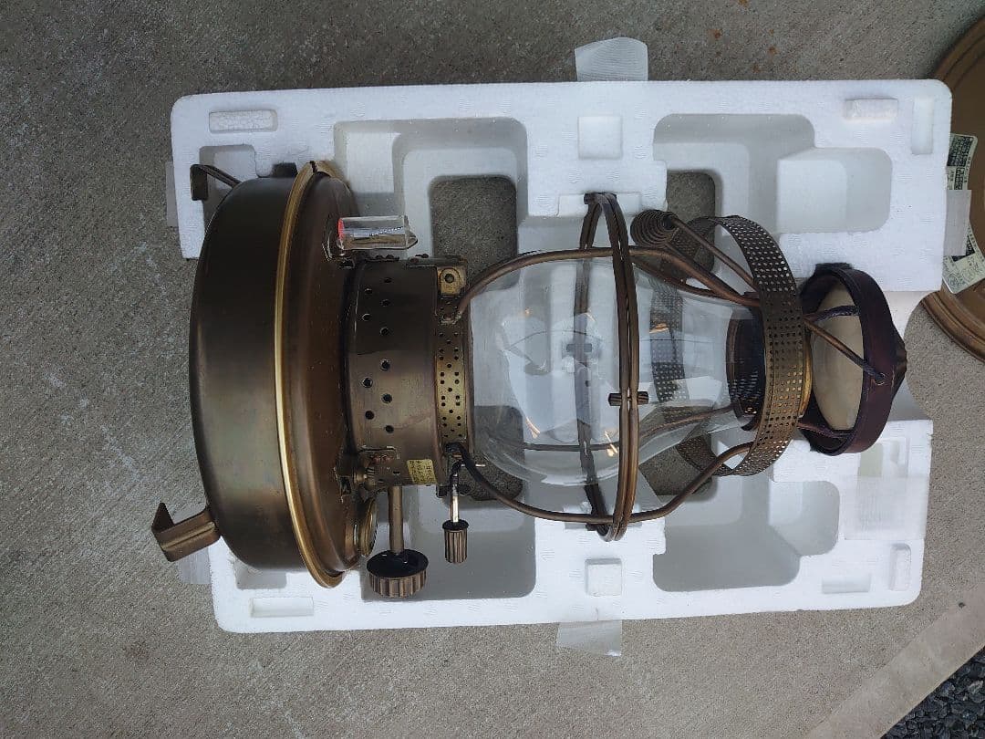 真鍮製　石油ストーブ　日本船燈　フリージア