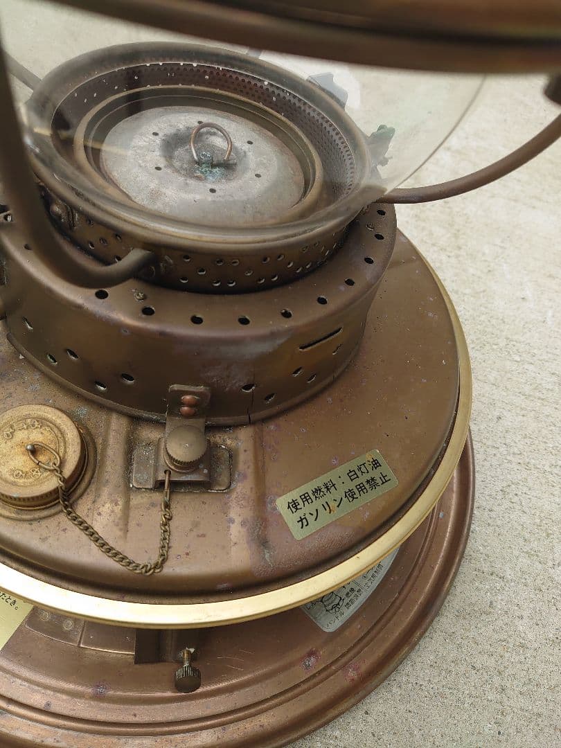 真鍮製　石油ストーブ　日本船燈　フリージア