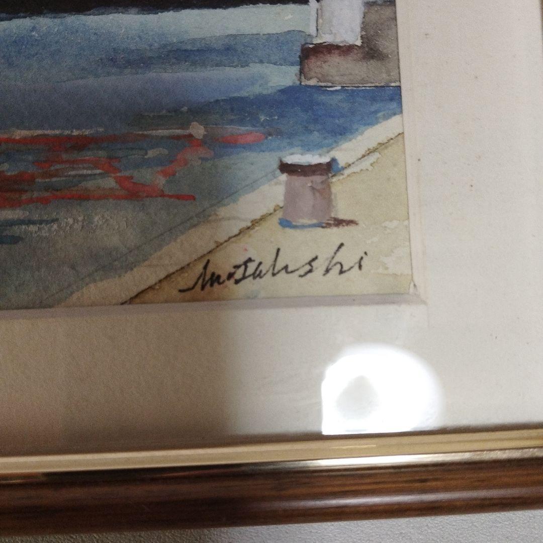 絵画、横浜風景。