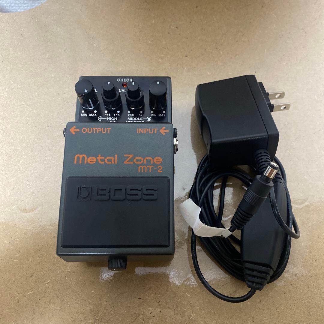 BOSS l Zone MT-2 ギターエフェクター アダプター付き