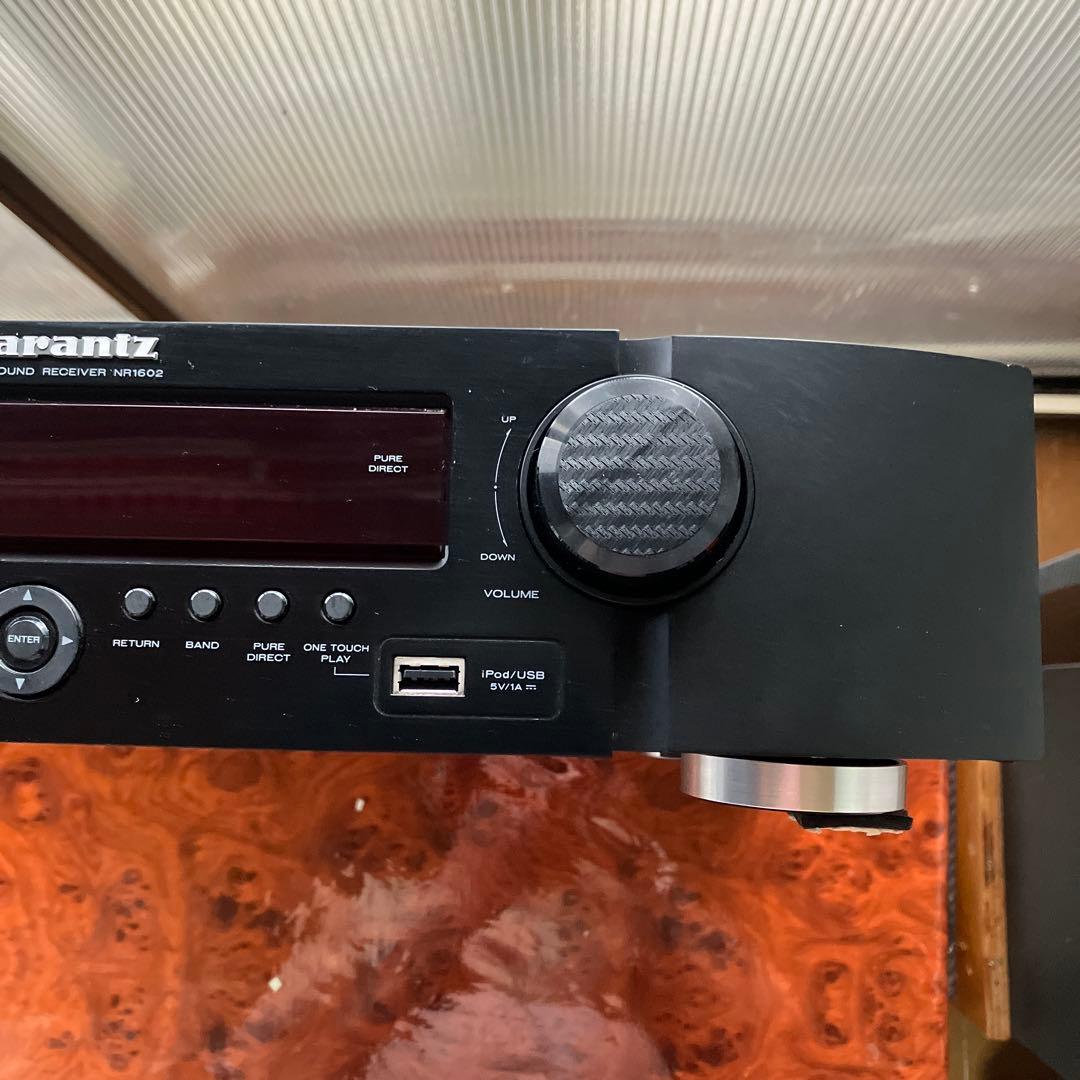 marantz AVアンプ NR-1602。リモコン付き