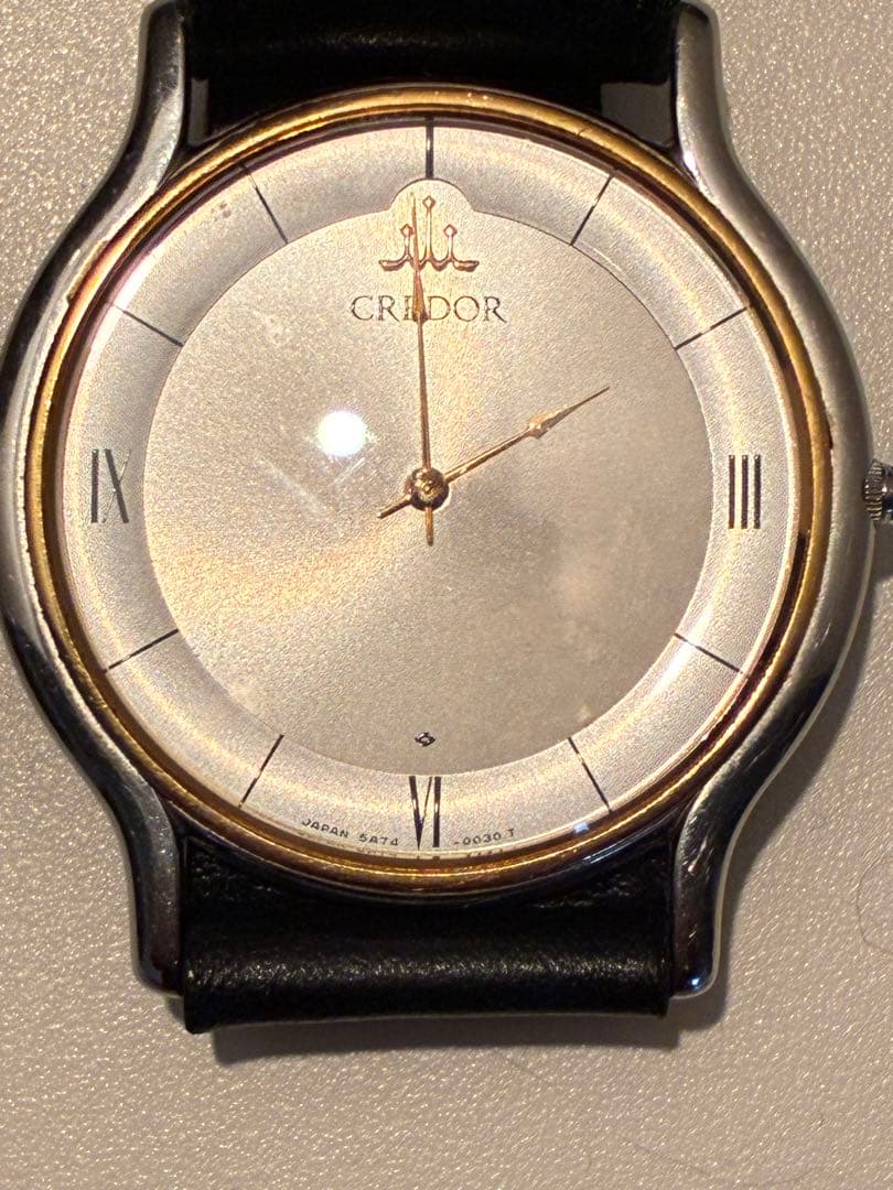 希少 稼動品 SEIKO CREDOR 18kt BEZEL腕時計