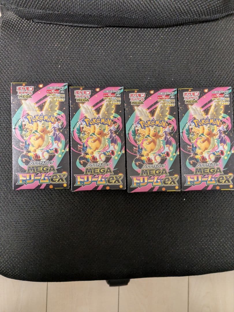 ポケモンカード　MEGADREAM　メガドリーム　４BOX　シュリンクなし