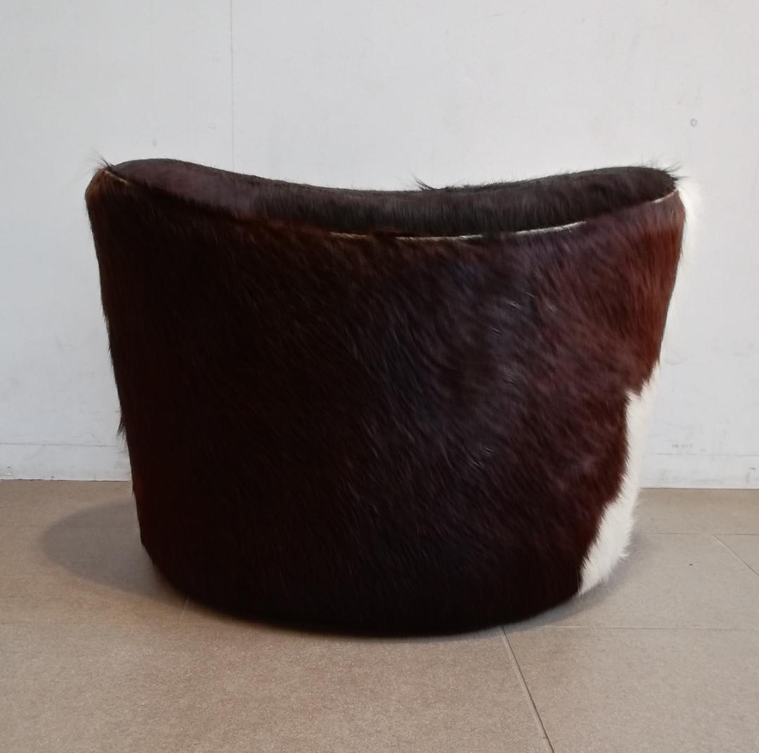 期間限定値下 希少♠IKEA/イケア　牛革　ハラコスツール　廃番品