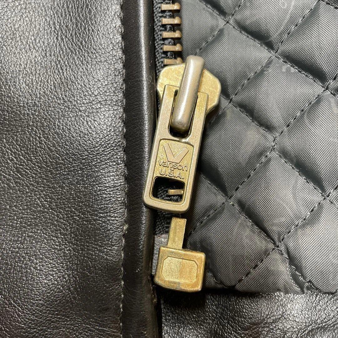 ジ*ル様 Vanson ビンテージ レザージャケット シングルライダース 36