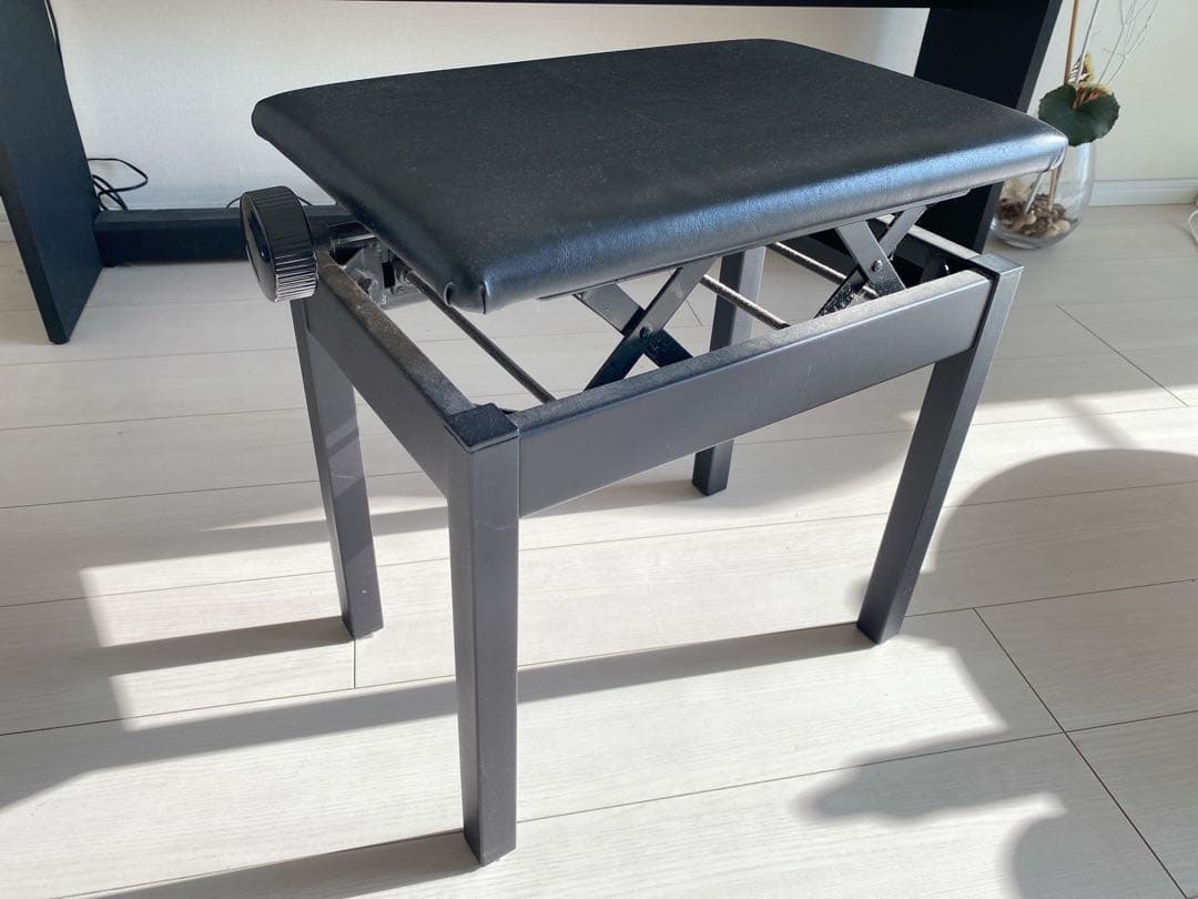 【セット】Roland電子ピアノ用の椅子　高さ調整可能