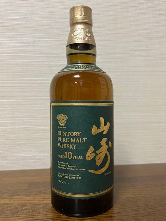 サントリー 山崎10年 750ml ピュアモルトウイスキー グリーンラベル