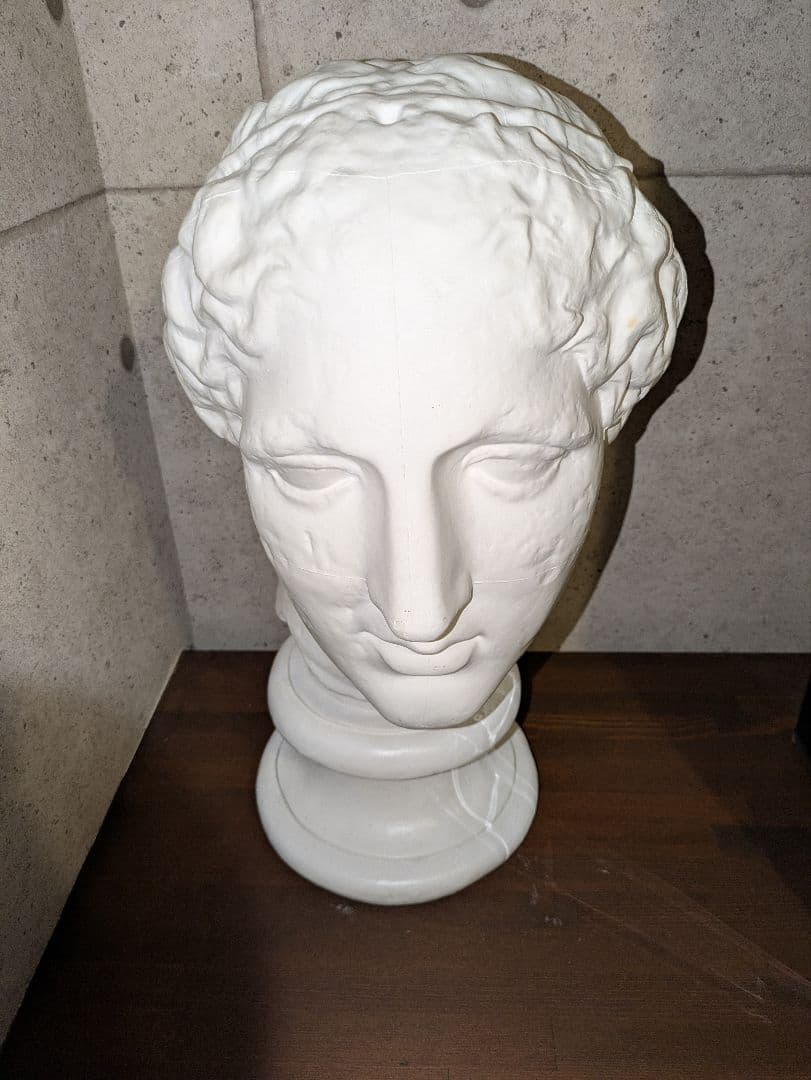 【送料無料】石膏像 ラボルト パルテノン 首像　美大　デッサン