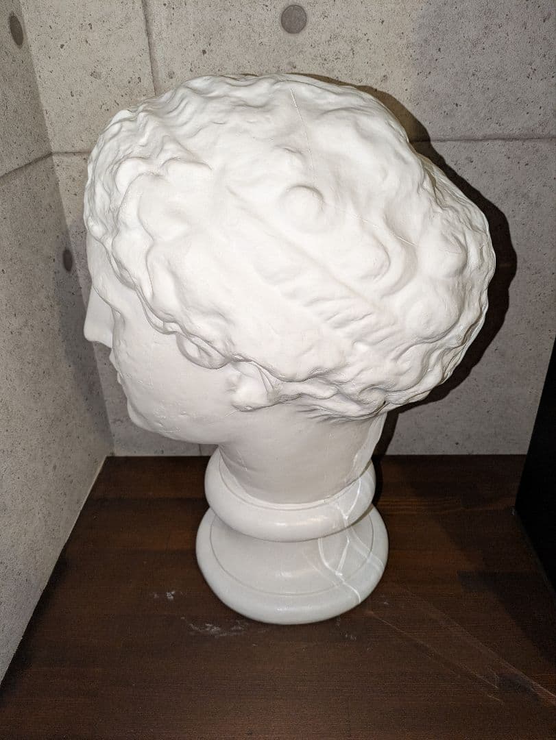 【送料無料】石膏像 ラボルト パルテノン 首像　美大　デッサン