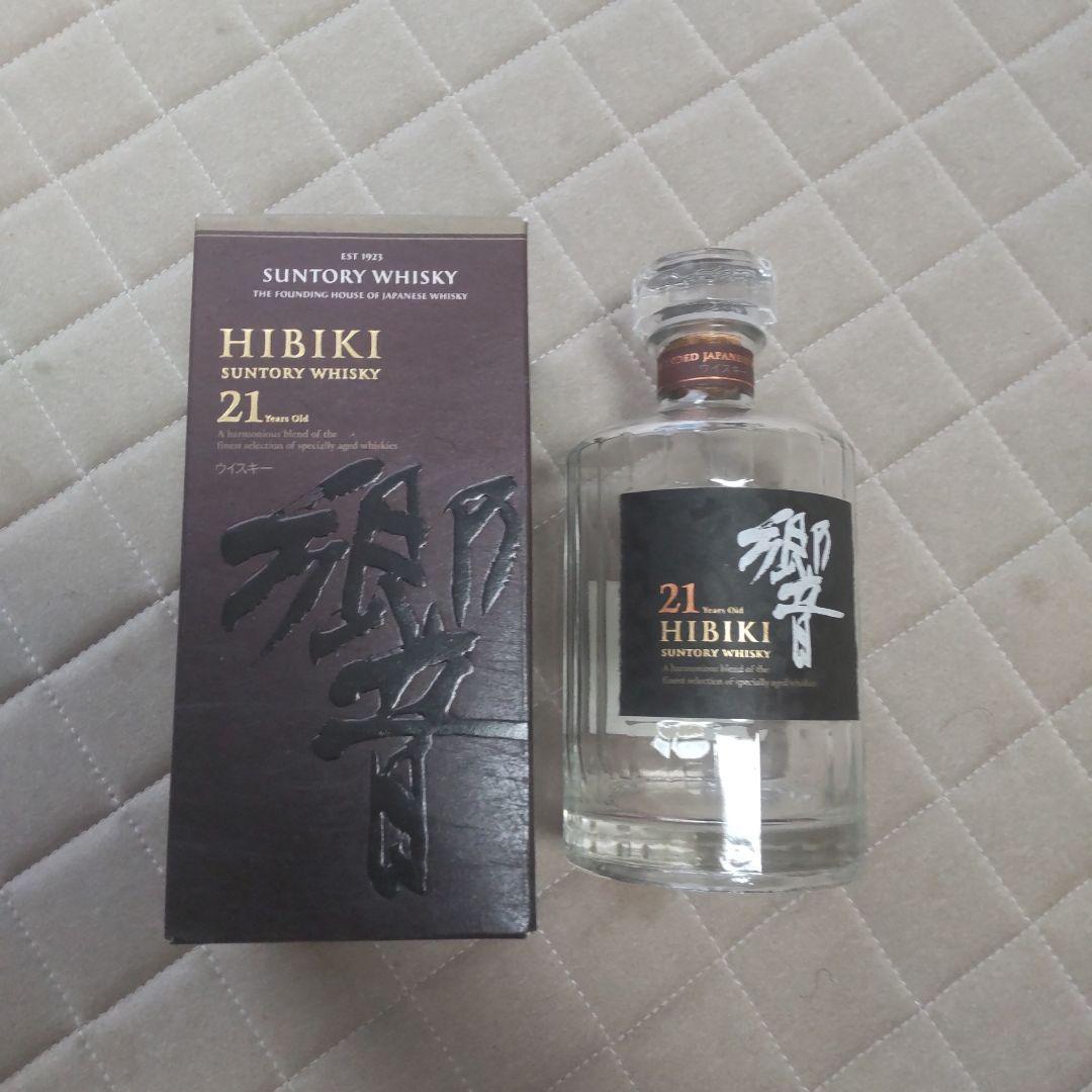 HIBIKI 響21年 ウイスキー　空瓶　未洗浄　箱付き