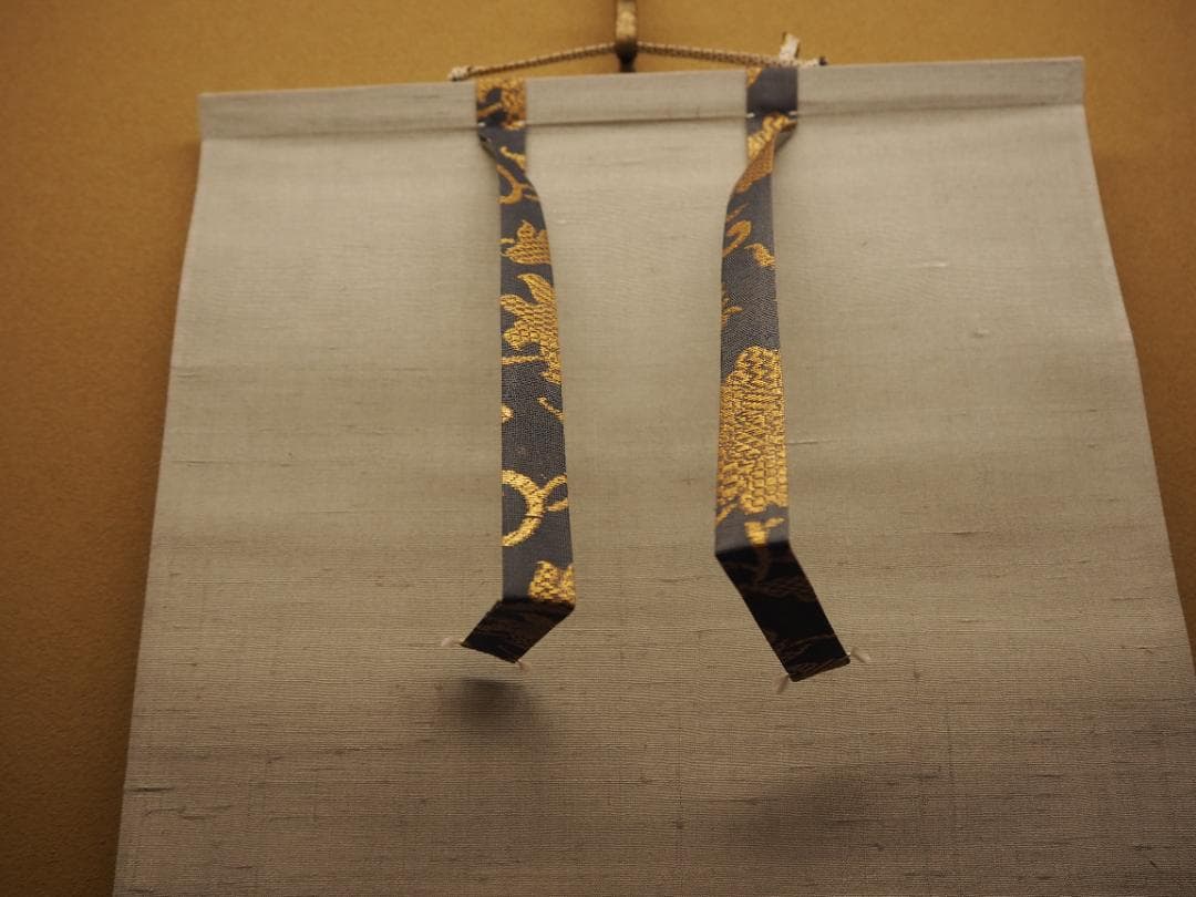 大徳寺511世管長 立花大亀自筆一行『吟風一様松』掛軸（共箱）