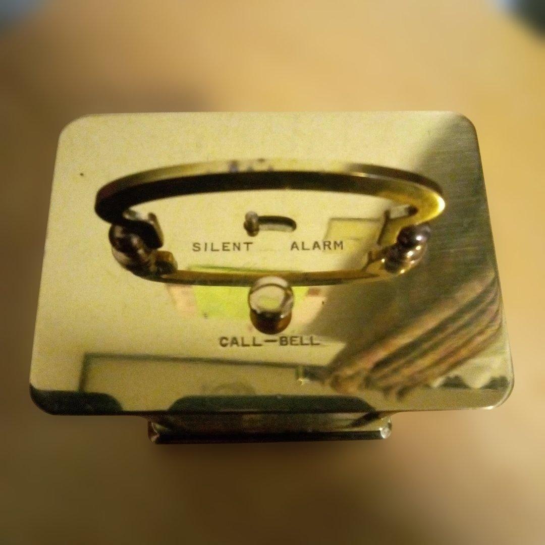 精工舎　枕時計(目覚まし)　キャリッジクロック　　SEIKOSHA アンティーク