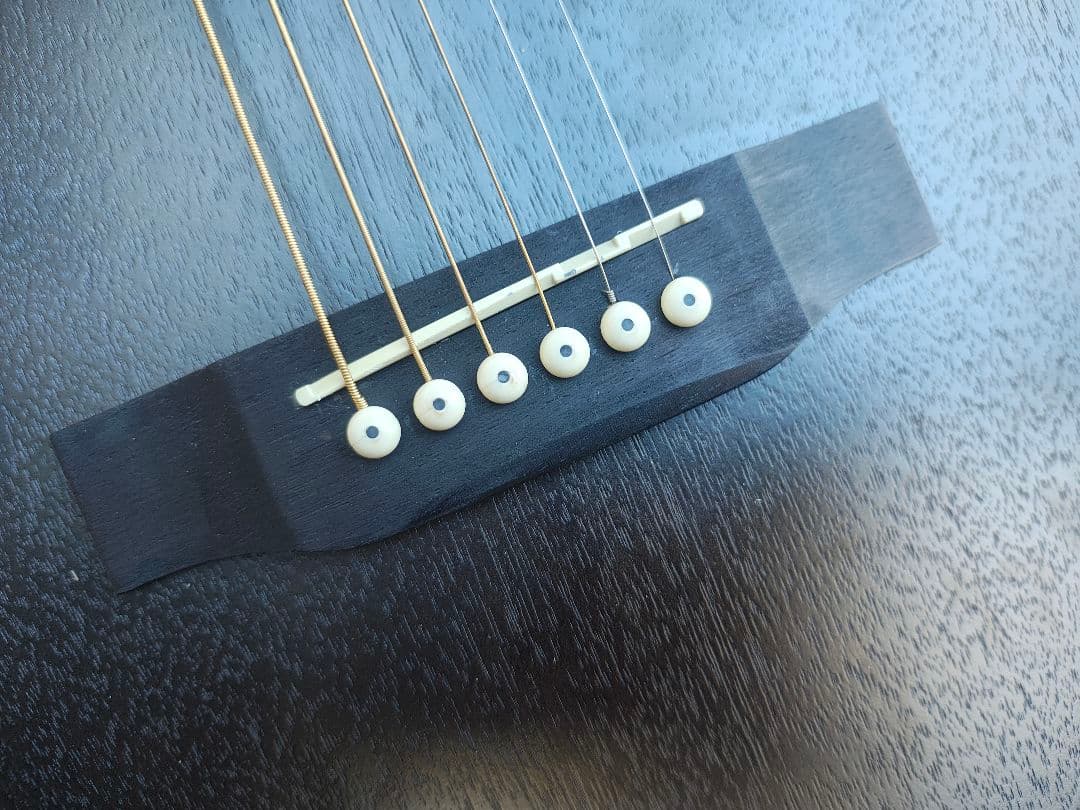 超美品 S.Yairi YF-04 BK マットブラック 弦高2.2mm HC付