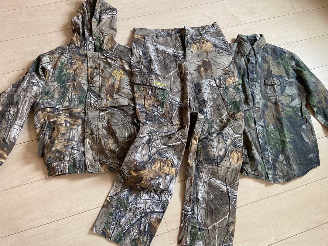 古着USセット迷彩服 長袖シャツ