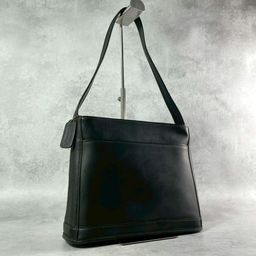 バッグ vintage coach shoulder bag leather black