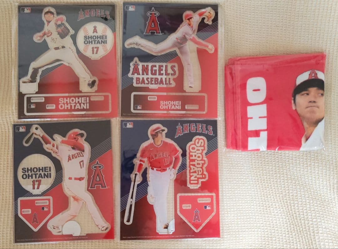 郵便局公式　大谷翔平　アクリルスタンド全4種類＋ハンドタオル　完売品　アクスタ