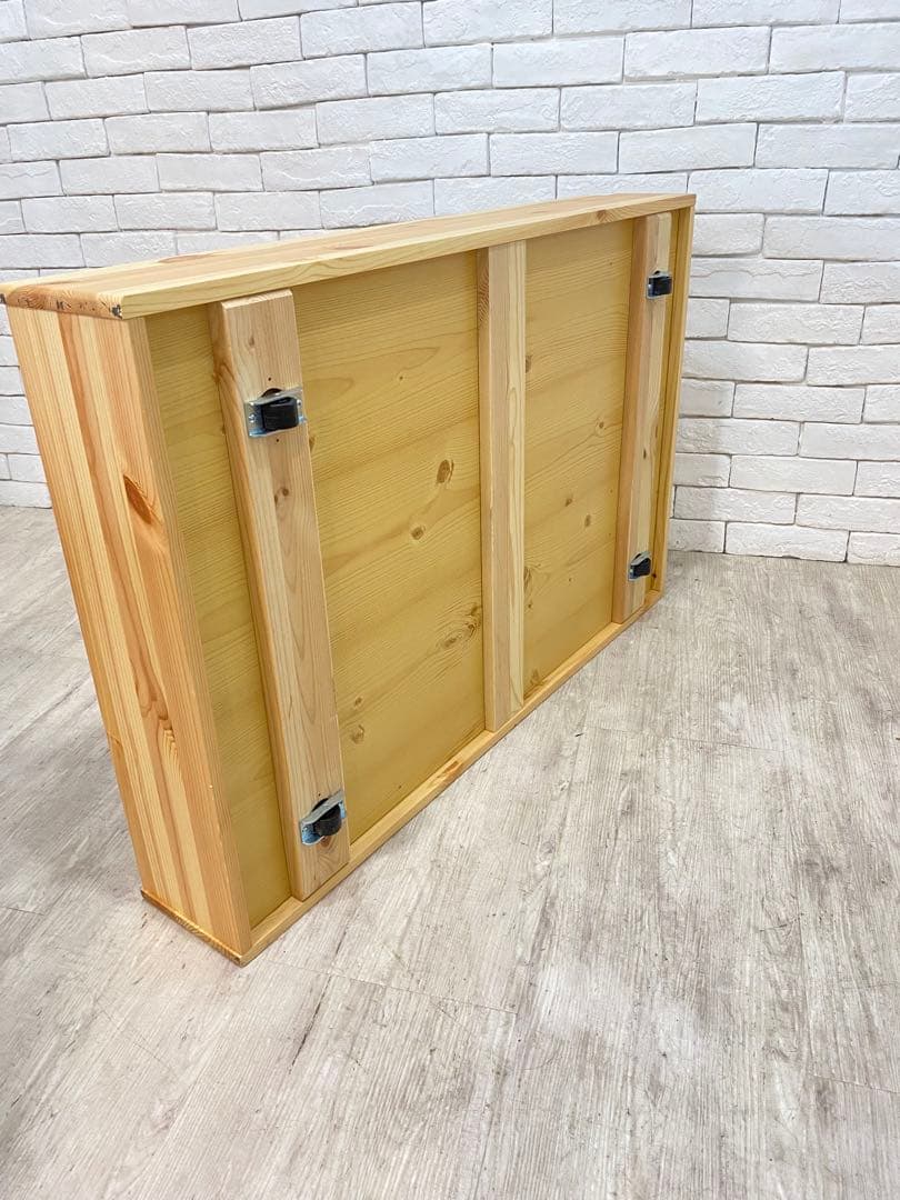 【東京都内23区配送無料】　無印良品　木製　ベッド用　下収納　ボックス　仕切り付