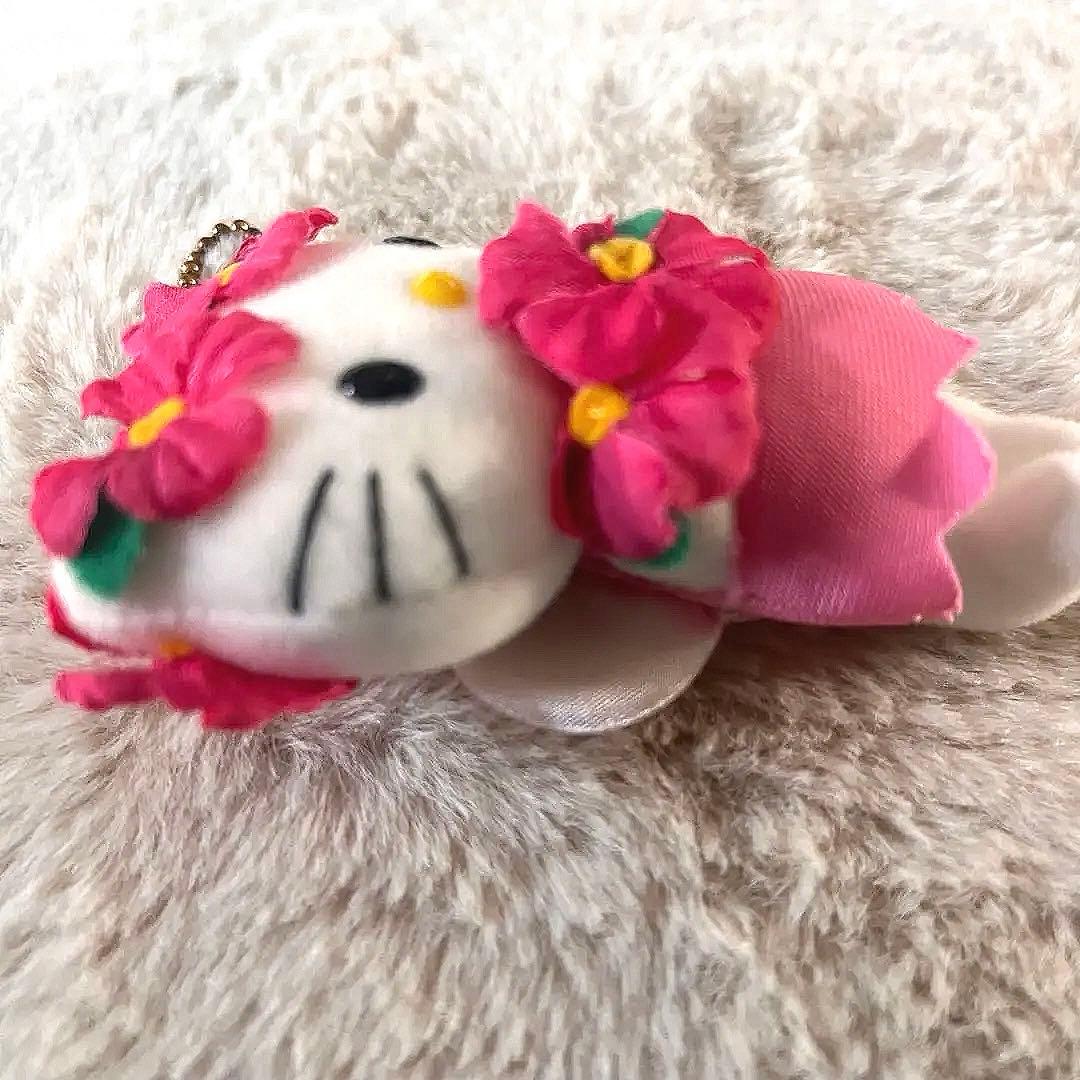 ハローキティ 北海道限定 フラワーアイランド ぬいぐるみ マスコット ご当地