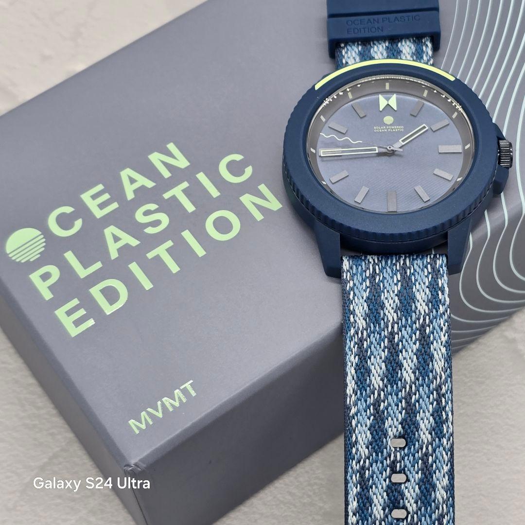 未使用 MVMT 腕時計 ソーラー 海洋再生プラスチックブルー